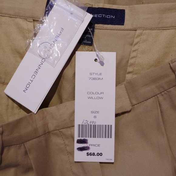 French Connection "Willow" Cotton Pencil Skirt NEW-  Sz. 8 - Picture 5 of 5